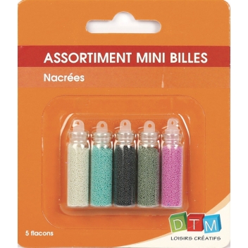 269021 - 3471052690216 - Graine créative - Microbilles Nacré 5 flacons