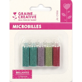 269022 - 3471052690223 - Graine créative - Microbilles Brillante 5 flacons