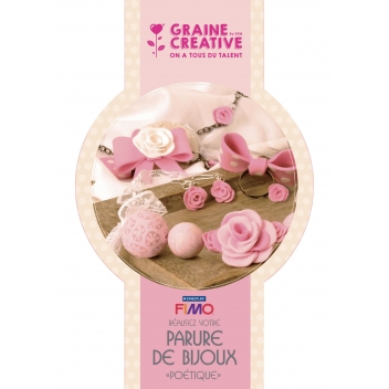 815002 - 3471058150028 - Graine créative - Kit cadeau Parure de bijoux poétique (Fimo) - 3
