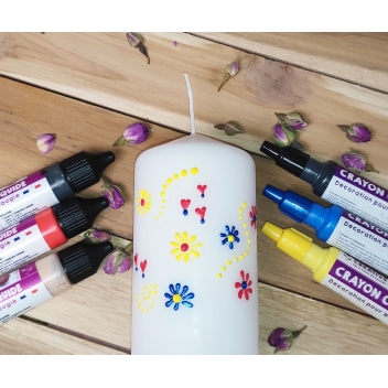 133351 - 3471051333510 - Graine créative - Crayon de cire liquide pour bougie 6 pièces - 2