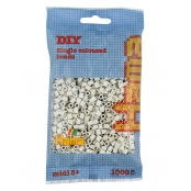 1 000 perles standard MIDI (Ø5 mm) blanc calcaire