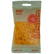 1 000 perles standard MIDI (Ø5 mm) BIO jaune