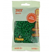 1 000 perles standard MIDI (Ø5 mm) BIO vert