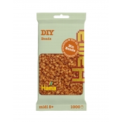 1 000 perles standard MIDI (Ø5 mm) BIO abricot clair