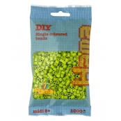 1 000 perles standard MIDI (Ø5 mm) citron vert