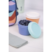Boite repas hermétique ronde 0,25 l Bleu-turquoise