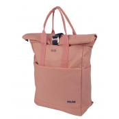 Sac à dos urbain avec fermeture supérieure enroulable (10 l) série 1918 Rose