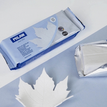 9114104 - 8411574056607 - Milan - Pâte à modeler blanche 400 g (durcit à l\'air) - 3