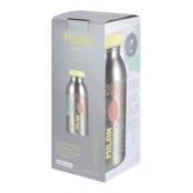 Bouteille isotherme en acier inoxydable 354 ml série Silver Jaune