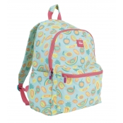 Sac à dos urbain classique 2 fermetures éclair (22 l) Frutikis