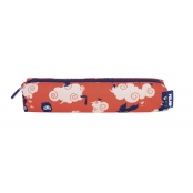 Petite trousse ronde série spéciale Ninjutsu Rouge