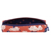 Petite trousse ronde série spéciale Ninjutsu Rouge