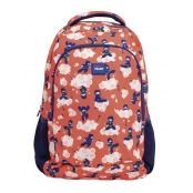 Sac à dos scolaire 2 fermetures éclair (21 l) série spéciale Ninjutsu Rouge