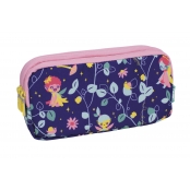 Trousse 3 fermetures éclair série spéciale Fairy Tale Lilas