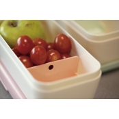 Boite repas rectangulaire 0,75 l Couvercle rose