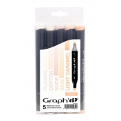 Set 5 Marqueurs à alcool Graph\'it Skin tones