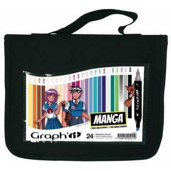 GI00241 - 3700010002410 - Graph it - Set 24 Marqueurs à alcool Graph'it Manga colors - 8