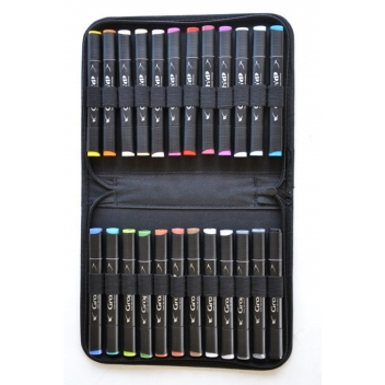 GI00241 - 3700010002410 - Graph it - Set 24 Marqueurs à alcool Graph'it Manga colors