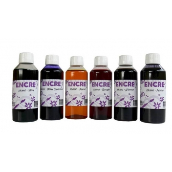 IN00685 - 3700010406850 - Oz international - Encre à dessiner Lot 6 encres de 250 ml - France