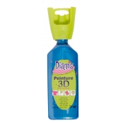 Peinture Diam's 3D 37 ml Nacré Bleu Méditerranée