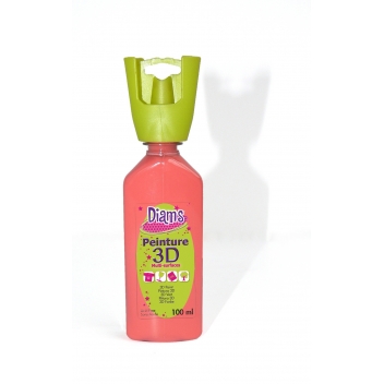 DI40981 - 3700010409813 - Diam's - Peinture Diam's 3D 37 ml Brillant Corail - 2