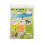 Plastique Fou Assortiment de couleurs 30 feuilles