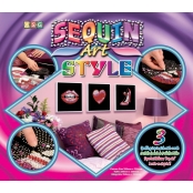 Tableau Sequin Art Trio Pop Art