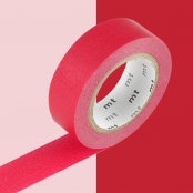 Masking Tape MT 1,5 cm Uni rouge
