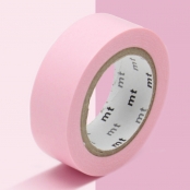 Masking Tape MT 1,5 cm Uni rose