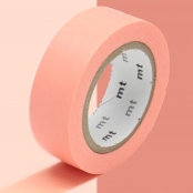 Masking Tape MT 1,5 cm Uni rose saumon