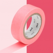 Masking Tape MT 1,5 cm Uni rouge fluo