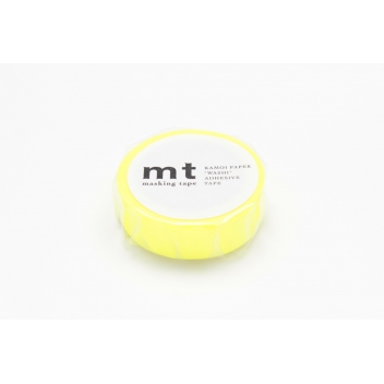 MT01P228Z - 4971910200247 - Masking Tape (MT) - Masking Tape MT 1,5 cm Uni jaune fluo