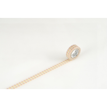 MT01D123Z - 4971910185735 - Masking Tape (MT) - Masking Tape MT 1,5 cm Quadrillage rouge