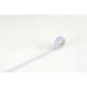 Masking Tape MT 1,5 cm Quadrillage tons bleus