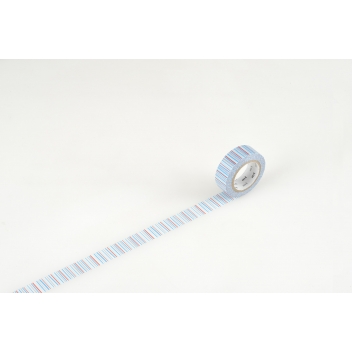 MT01D166Z - 4971910184998 - Masking Tape (MT) - Masking Tape MT 1,5 cm Rayures multicolores