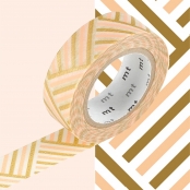 Masking Tape MT 1,5 cm Tressage or & pêche