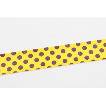 MT01D232Z - 4971910200346 - Masking Tape (MT) - Masking Tape MT 1,5 cm Pois choco fond jaune - 3