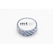 Masking Tape MT 1,5 cm Rayé bleu marine & blanc