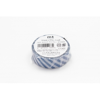 MT01D239Z - 4971910200414 - Masking Tape (MT) - Masking Tape MT 1,5 cm Rayé bleu marine & blanc - 3