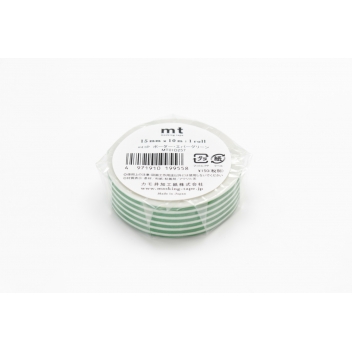 MT01D257Z - 4971910200599 - Masking Tape (MT) - Masking Tape MT 1,5 cm Ligne vert menthe - 3