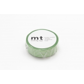 Masking Tape MT 1,5 cm Ligne vert clair