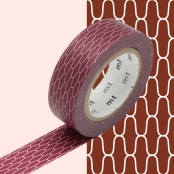 Masking Tape MT 1,5 cm Alvéole brique