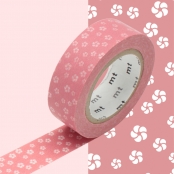 Masking Tape MT 1,5 cm Fleur rose