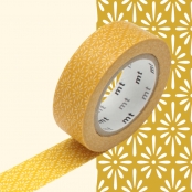 Masking Tape MT 1,5 cm Fleur jaune