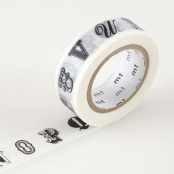 Masking Tape MT EX 1,5 cm Alphabet