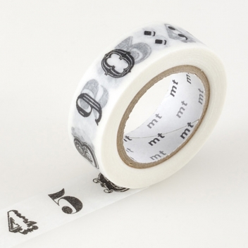MTEX1P44Z - 4971910181461 - Masking Tape (MT) - Masking Tape MT EX 1,5 cm Chiffre - 2
