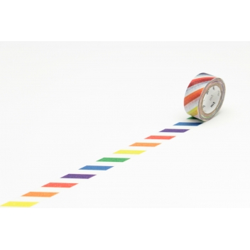 MT01KID01Z - 4971910192238 - Masking Tape (MT) - Masking Tape MT Kids 1,5 cm Rayure multicolore - 2