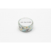 Masking Tape MT Kids 1,5 cm Coeur multicolore