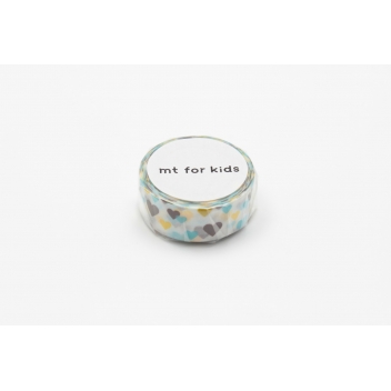 MT01KID05Z - 4971910192276 - Masking Tape (MT) - Masking Tape MT Kids 1,5 cm Coeur multicolore