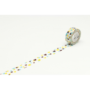 MT01KID05Z - 4971910192276 - Masking Tape (MT) - Masking Tape MT Kids 1,5 cm Coeur multicolore - 2